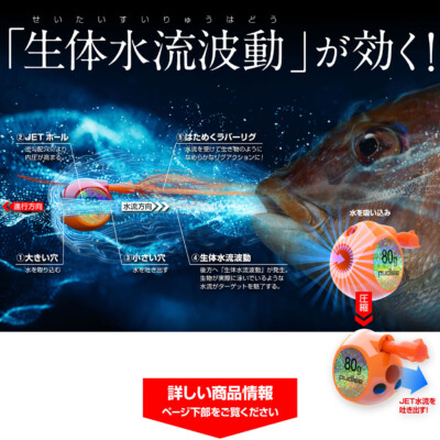 生体水流波動イメージ グラフィックデザイン事例:PUDLEE タイラバJET イメージビジュアル