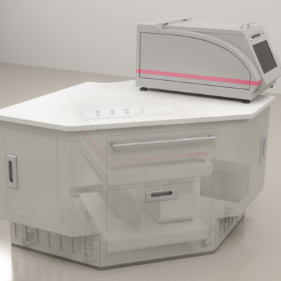 インキュベーター架台 プロダクトデザイン事例:インキュベーター架台