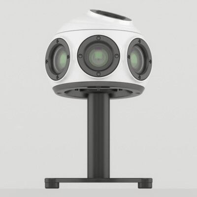 半天球面高精細画像撮影システム 2号機 プロダクトデザイン事例:半天球面高精細画像撮影システム