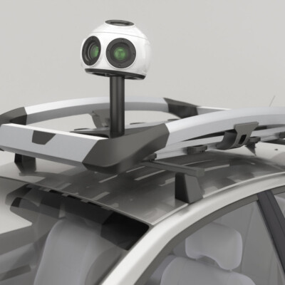 半天球面高精細画像撮影システム 2号機 プロダクトデザイン事例:半天球面高精細画像撮影システム