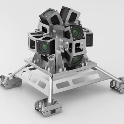 全方位高精細画像撮影システム プロダクトデザイン事例:全方位高精細画像撮影システム